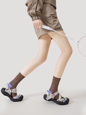Millo Athletic Socks 'Sport Vibe' in Brown