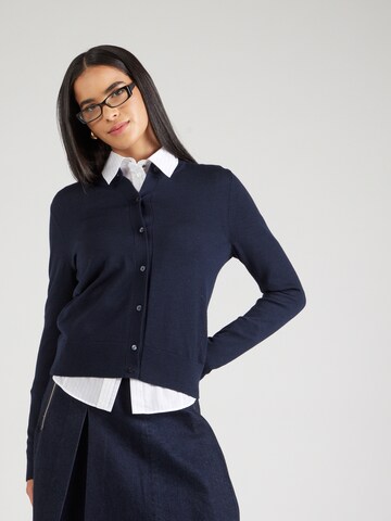 BOSS Knit Cardigan 'Fadenasi' in Blue: front