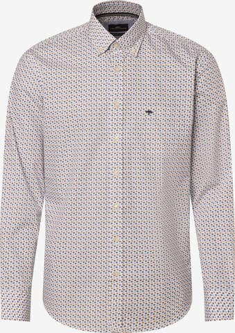 FYNCH-HATTON Regular fit Button Up Shirt in White: front