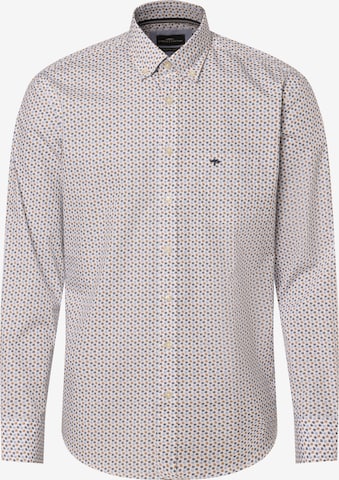 FYNCH-HATTON Regular fit Button Up Shirt in White: front