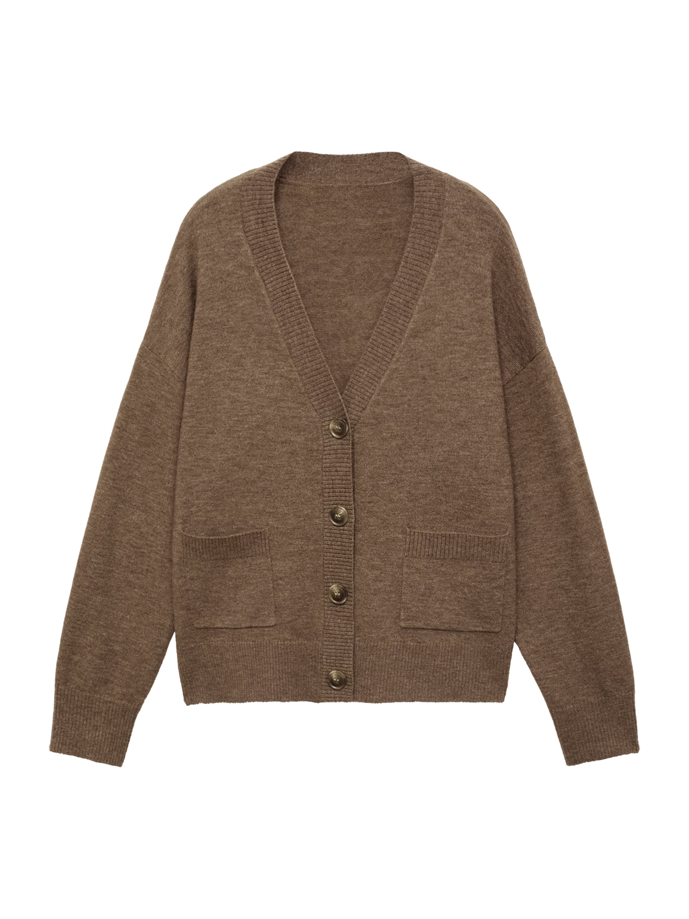 MANGO Cardigan 'NEKKO' i brun: forside