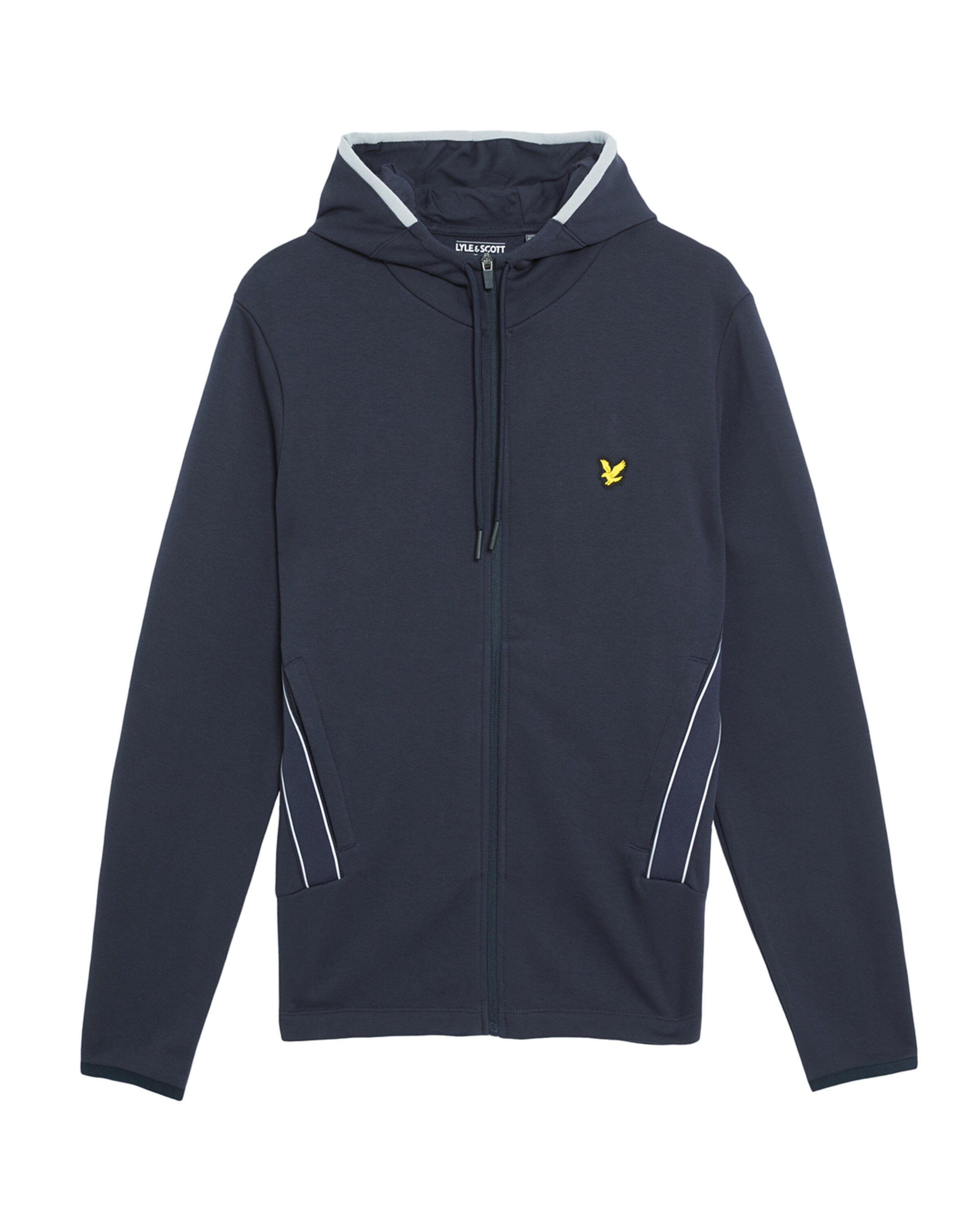 Lyle & Scott Sweatvest in Blauw: voorkant