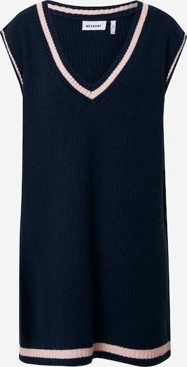 WEEKDAY Knit dress in Blue / Pink, Item view