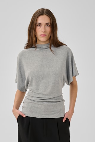 My Essential Wardrobe Bluse 'NuptiMW' in Grau: Vorderseite
