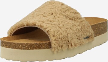 SHEPHERD Pantoletter 'Sigrid' i beige: forside