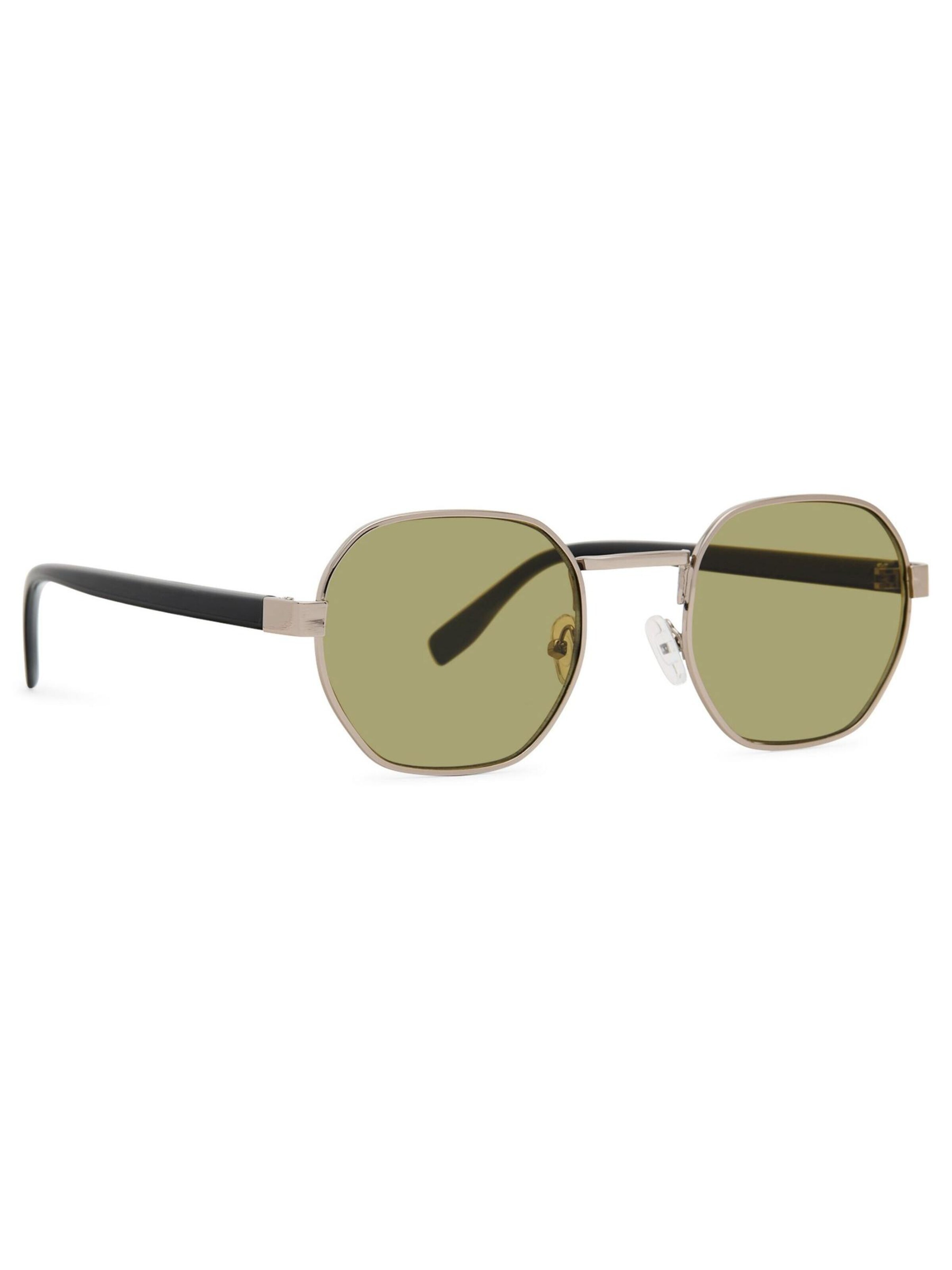 Lunettes de soleil 'Solo-Solis Classic Hexagon Sonnenbrille' Maxte en vert