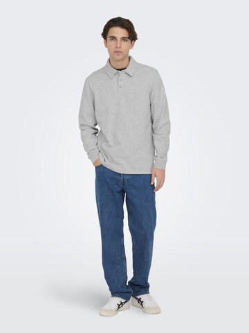 Only & Sons Sweatshirt 'BENNETT' i grå