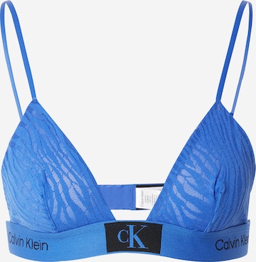 Triunghi Sutien de la Calvin Klein Underwear pe albastru: față