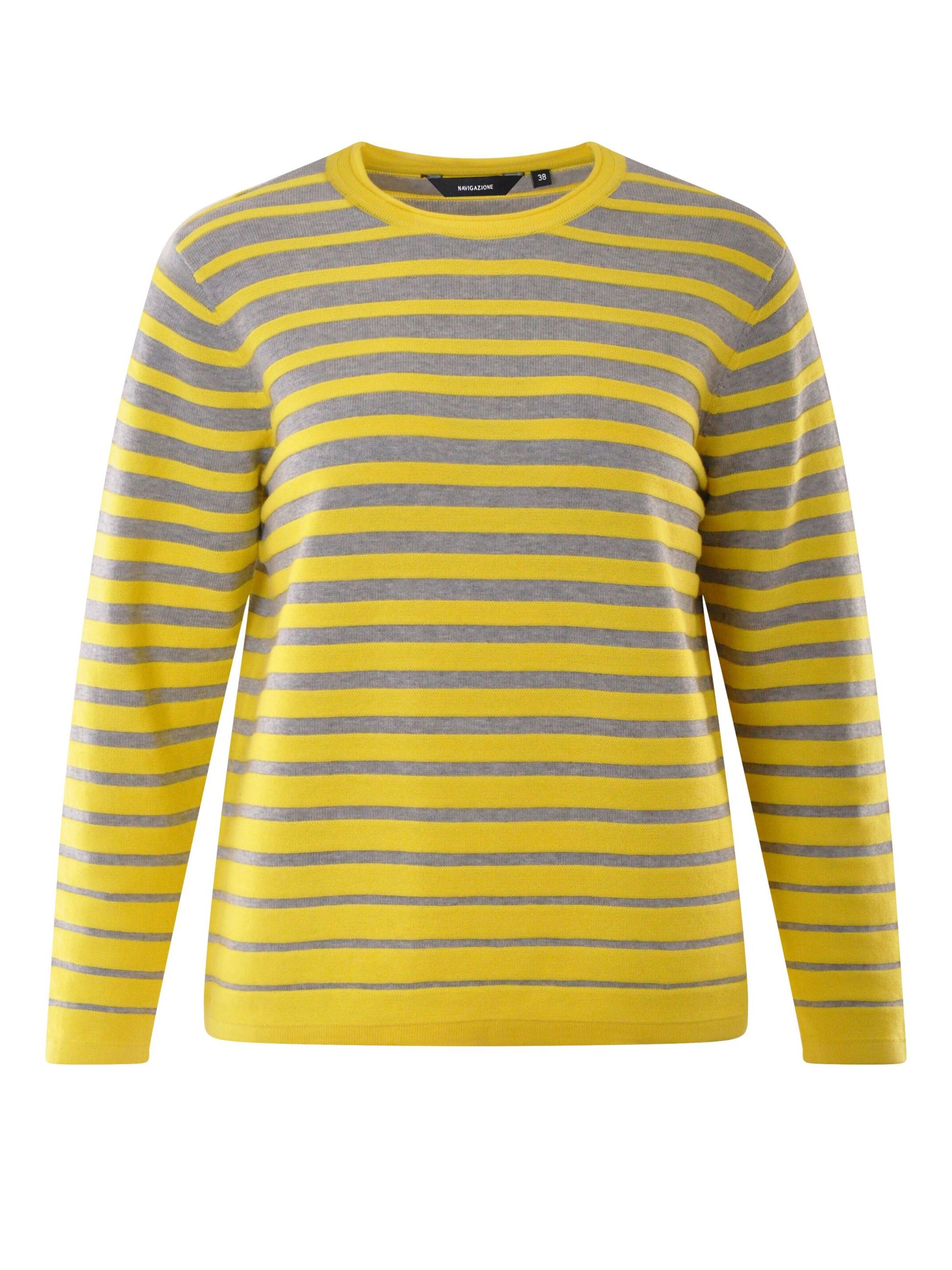 Pull-over Navigazione en jaune : devant