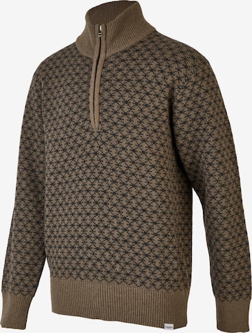 Cleptomanicx Sweater in Brown