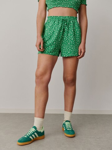Ballali - Loosefit Pantalón en verde: frente