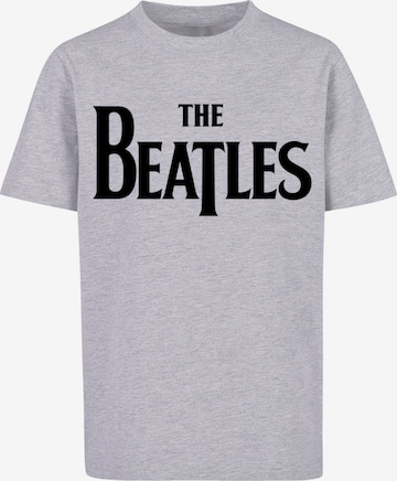 F4NT4STIC Shirt 'The Beatles Band' in Grijs: voorkant