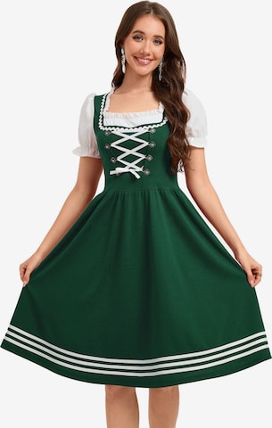 Yesfashion Dirndl in Green: front