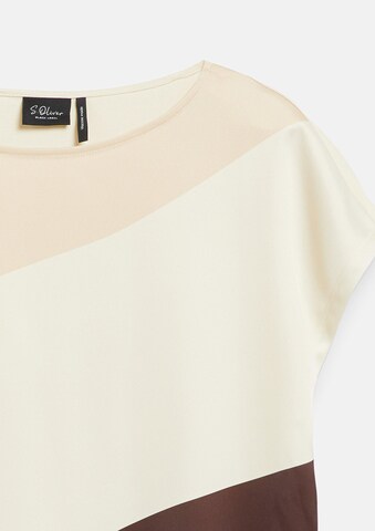 s.Oliver BLACK LABEL Shirt in Beige