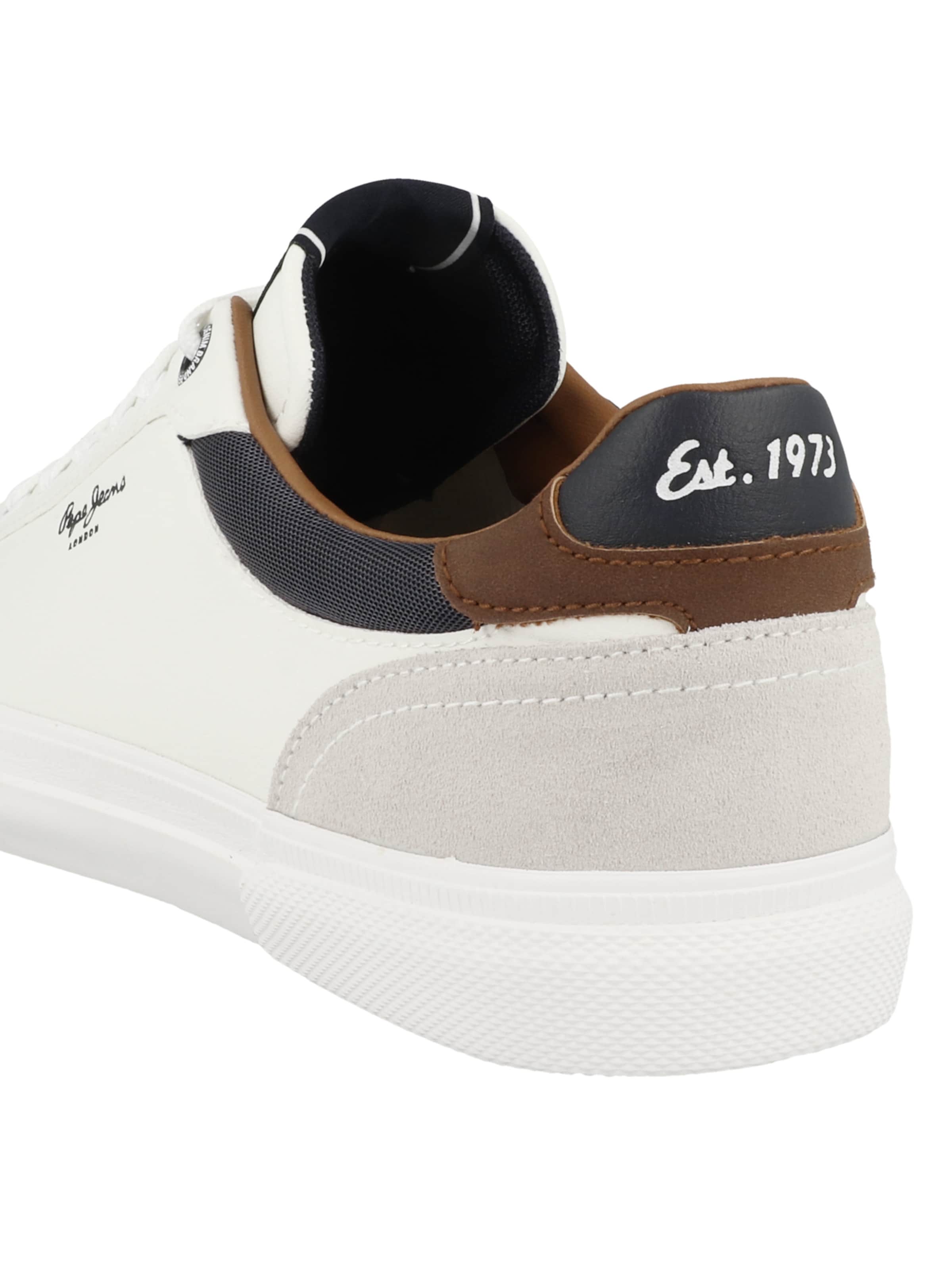 Pepe Jeans Σνίκερ χαμηλό 'Kenton Court' σε λευκό