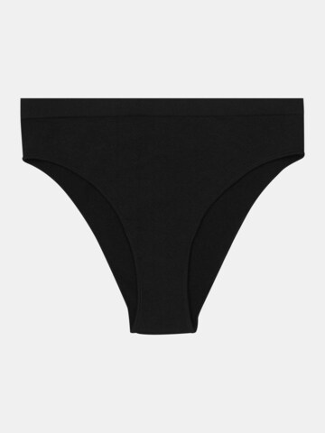 Henderson Panty 'Brasil Slip Arleen im 2er Pack, hohe Leibhöhe, gerippter Stoff XL' in Black