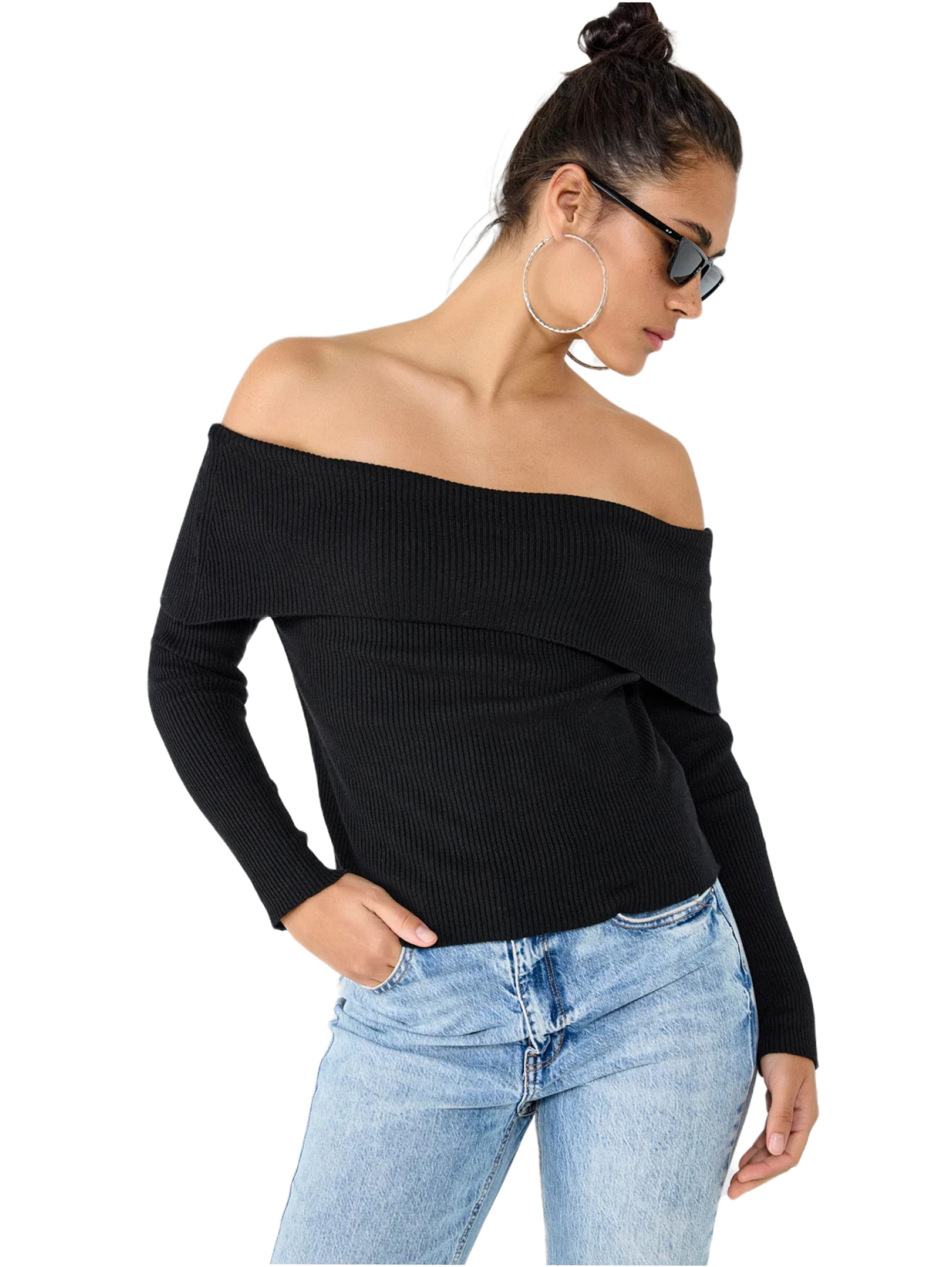 No Matter What Sweater in Black