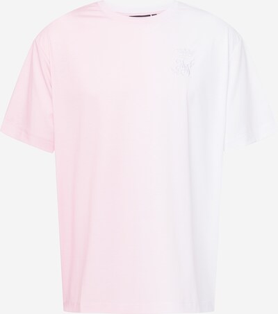 SikSilk T-Shirt in rosa / pastellpink / weiß, Produktansicht