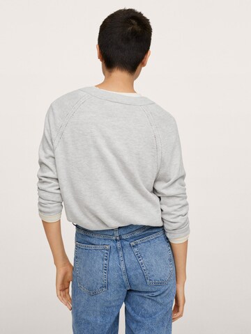 MANGO Sweater 'Nantes' in Grey