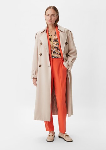 Regular Pantalon COMMA en orange