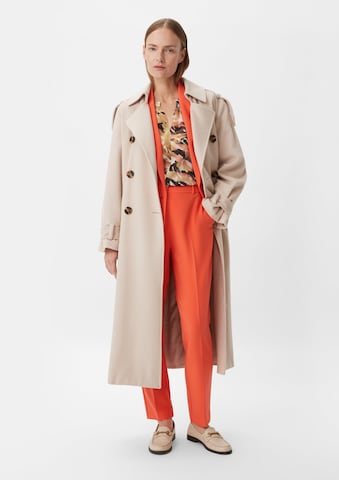 Regular Pantalon COMMA en orange