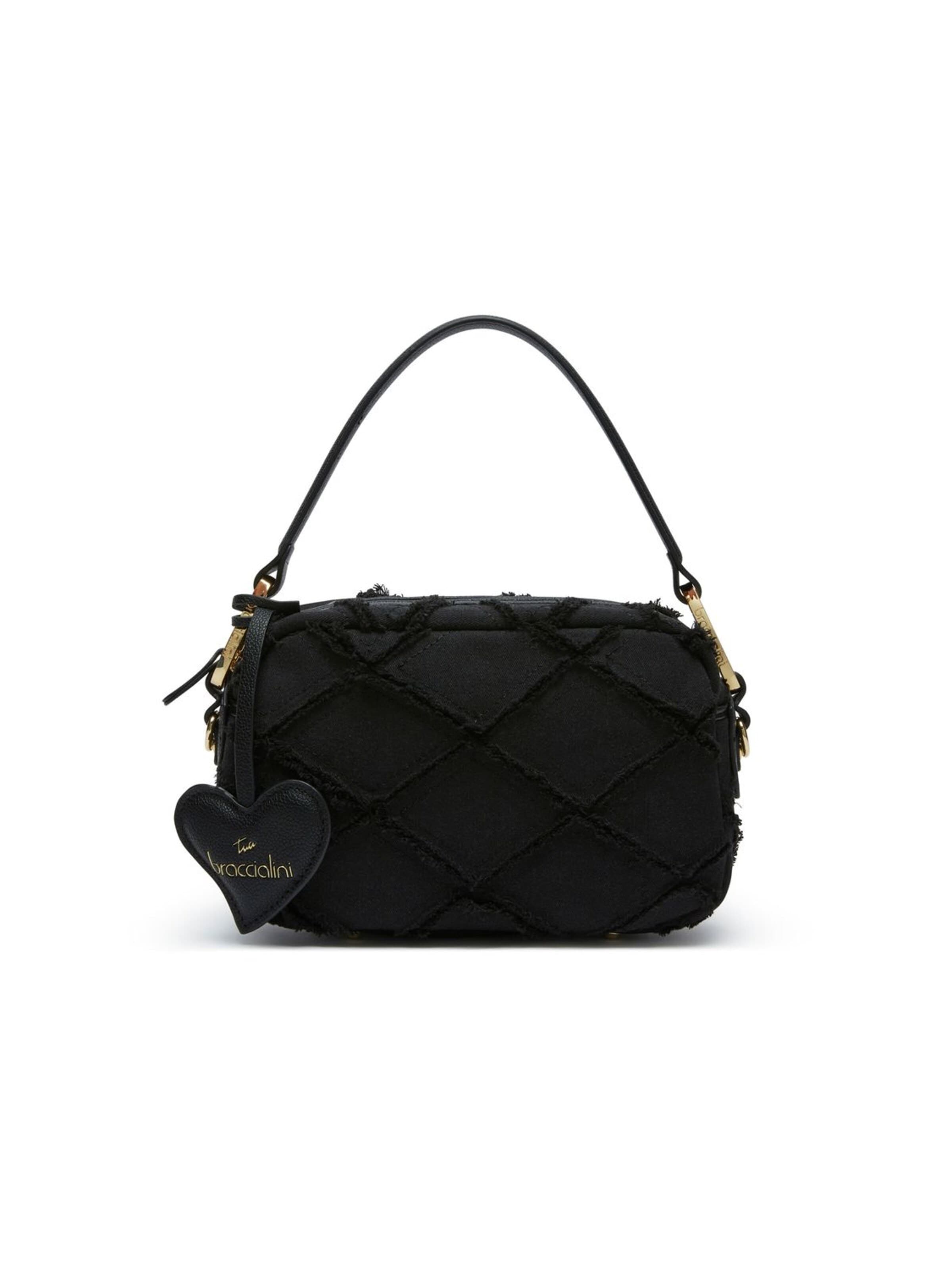 Borsa a tracolla 'Jinny Jeans' di Braccialini in nero: frontale