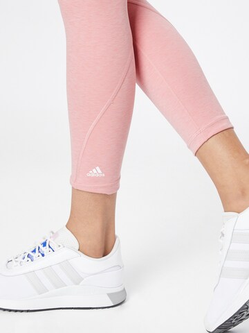 ADIDAS SPORTSWEAR Skinny Urheiluhousut värissä vaaleanpunainen