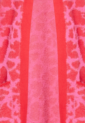 swirly Strickjacke in Pink