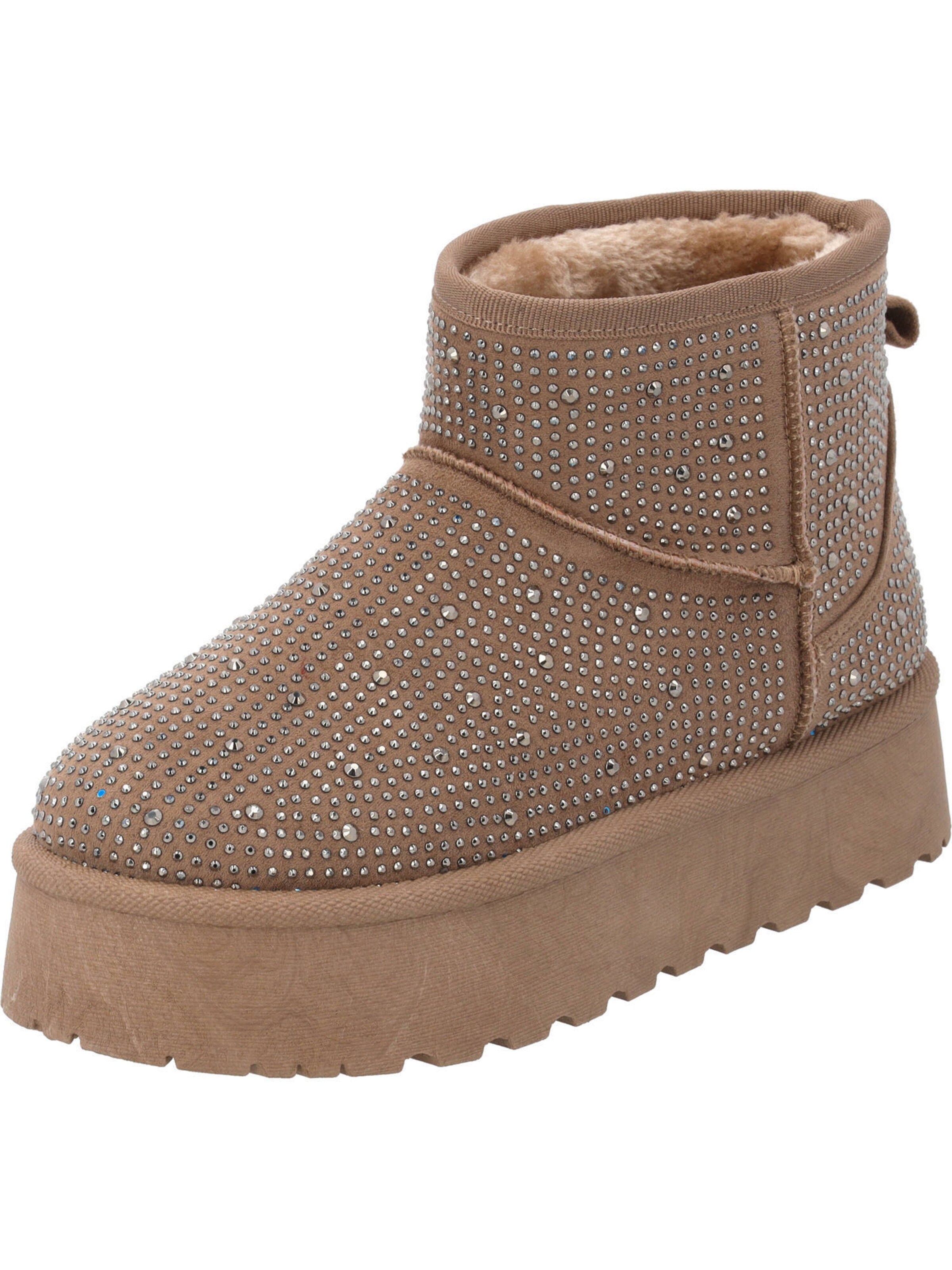 Palado Snowboots in Beige: Vorderseite