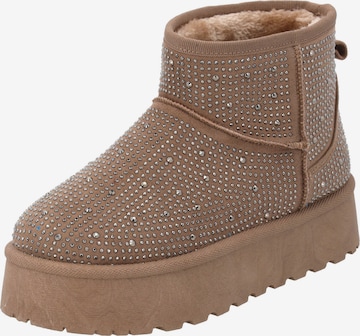 Palado Boots in Beige: front