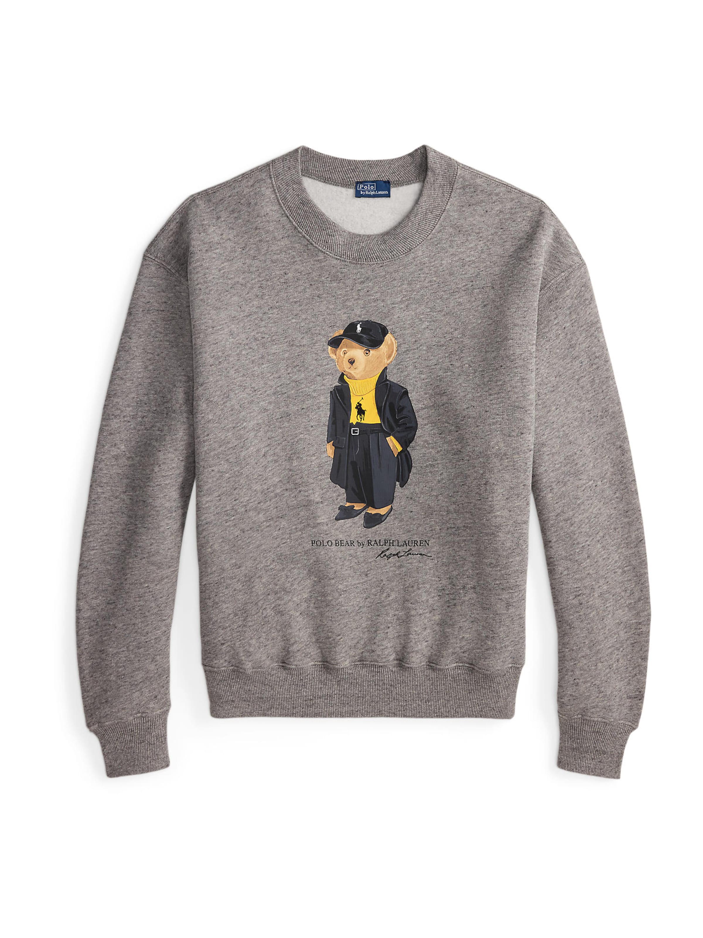 Sweat-shirt Polo Ralph Lauren en gris : devant