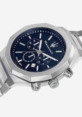 Maserati Analog Watch 'STILE' in Silver