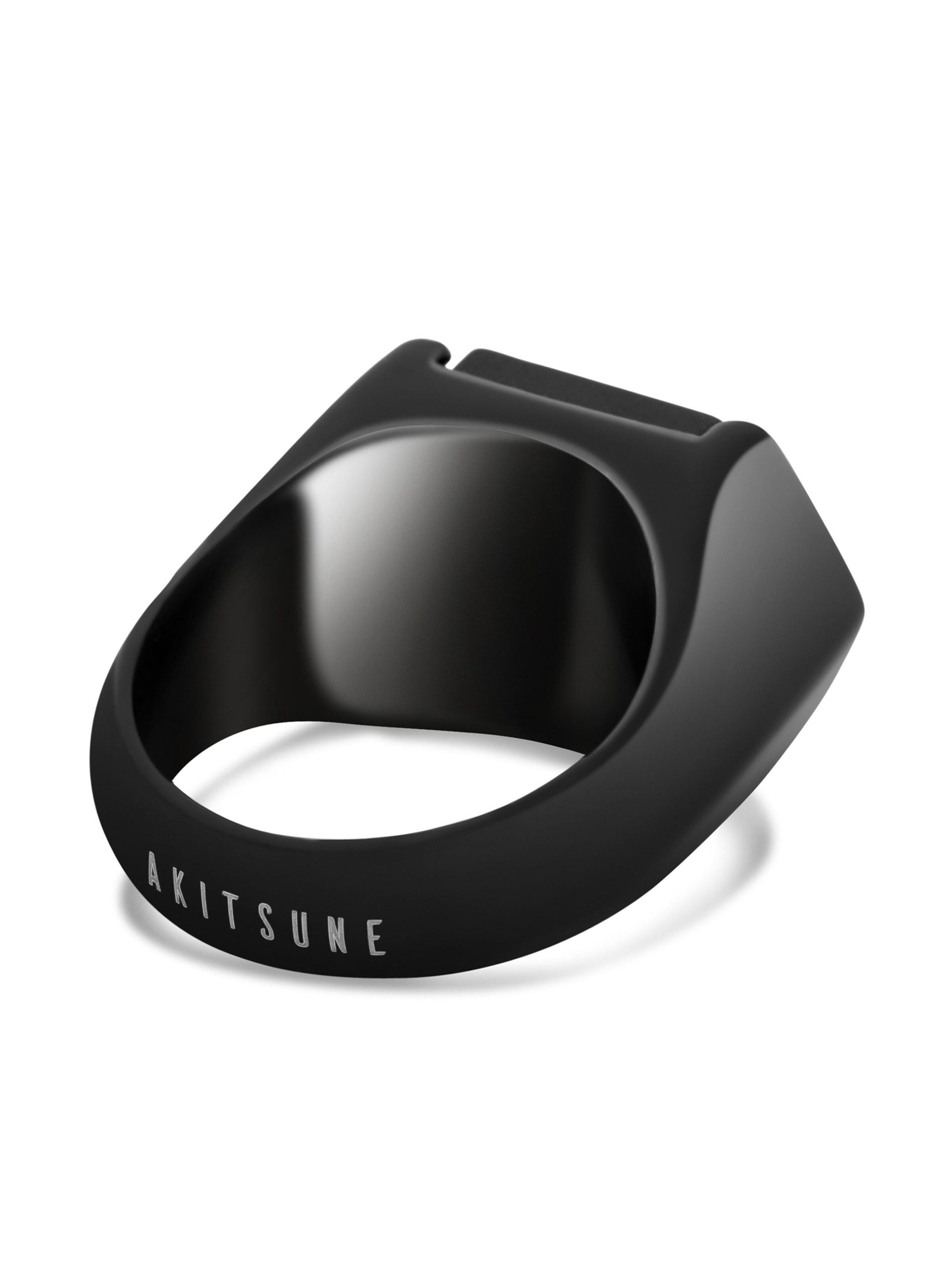 Akitsune Ring 'Abyss' in Black