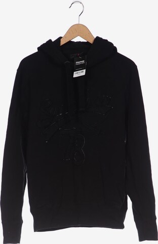 SANSIBAR Sweatshirt & Zip-Up Hoodie in M in Black: front