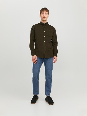 JACK & JONES Slim fit Skjorta i grön