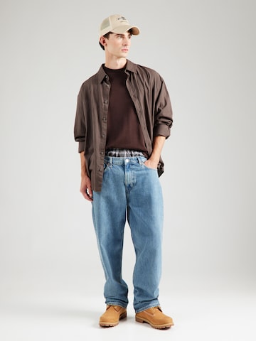 WEEKDAY Wide Leg Jeans 'Galaxy Hanson' in Blau