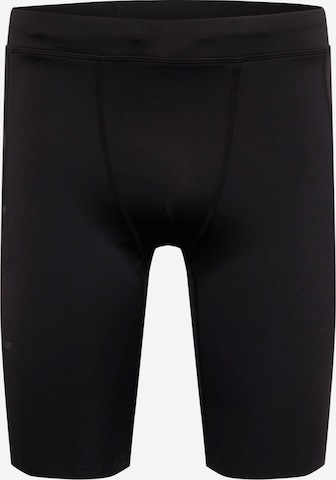 Skinny Pantaloni sportivi di 4F in nero: frontale