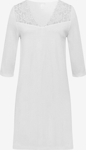 Chemise de nuit ' Moments 100cm ' Hanro en blanc : devant