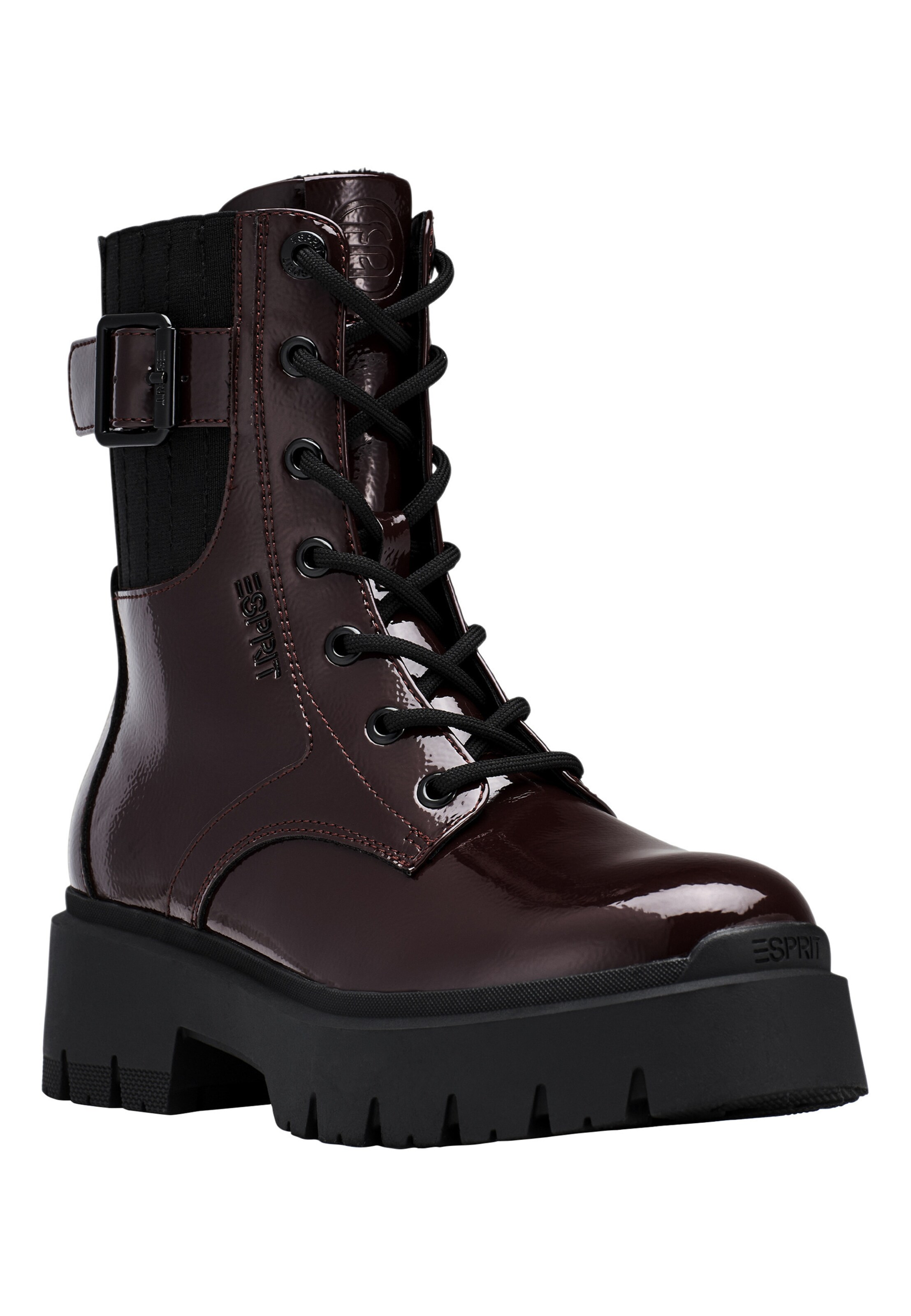 Esprit Shoes Bottines 'Millie' en 36 en rouge foncé, Vue avec produit