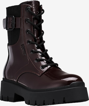 Bottines 'Millie' Esprit Shoes en rouge : devant