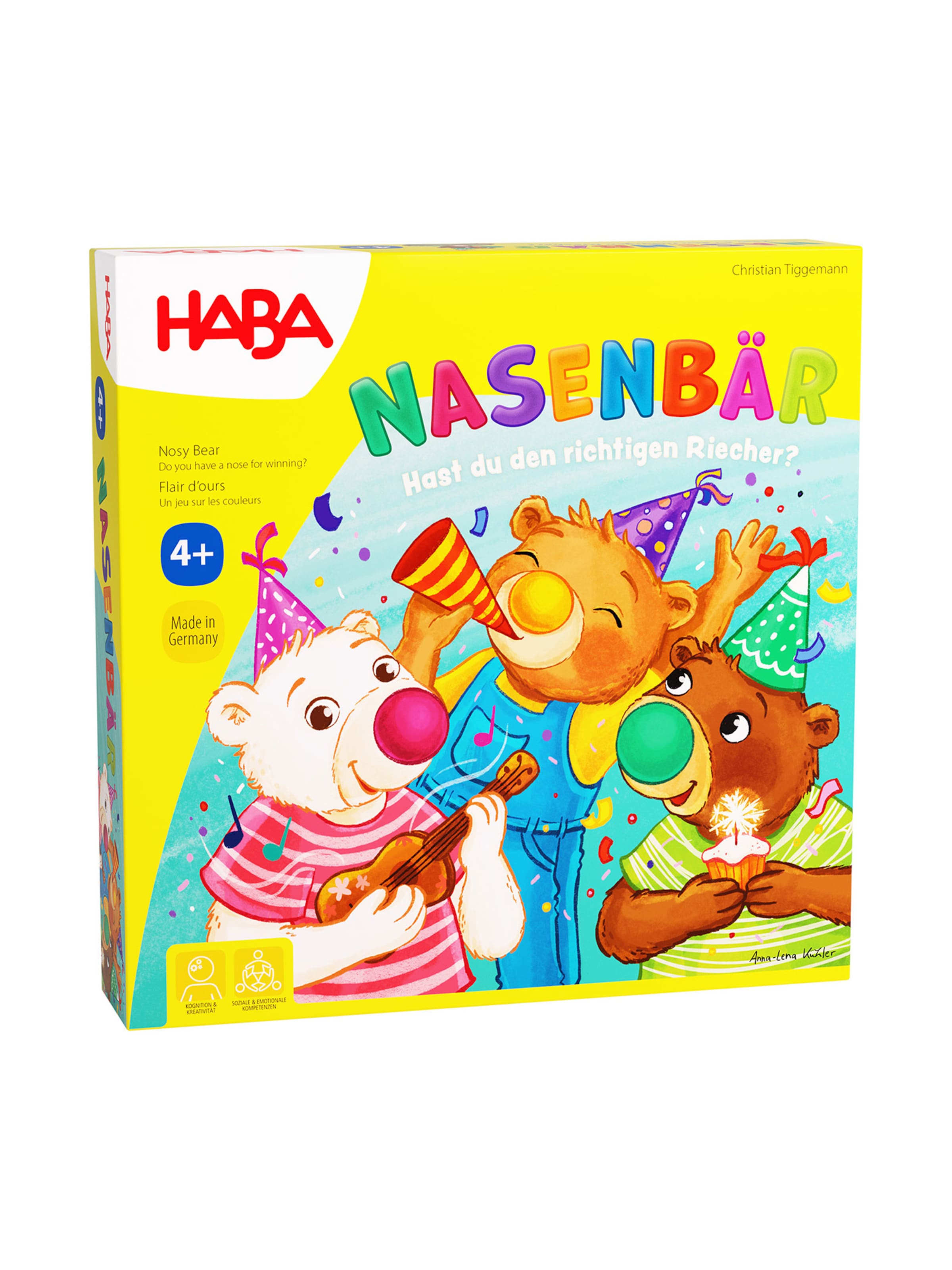 HABA Spiel ' Nasenbär ' in Mischfarben: Vorderseite