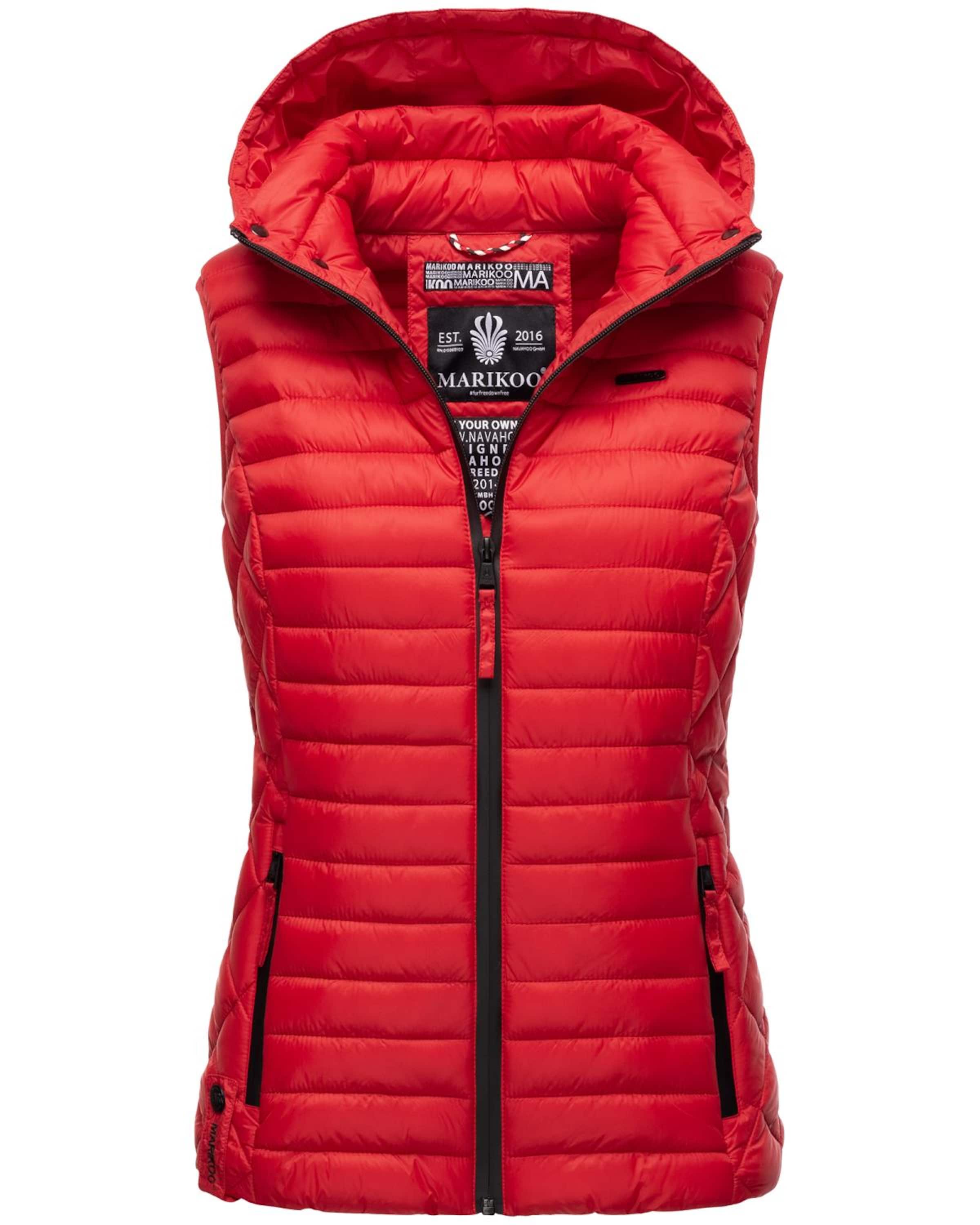 Gilet 'Hasenpfote' di MARIKOO in rosso
