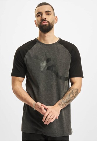 ROCAWEAR Majica 'Bigs' | črna barva: sprednja stran