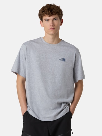 THE NORTH FACE Футболка 'Run Graphic' в Серый: спереди