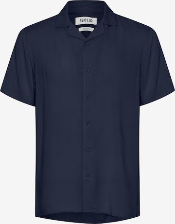 !Solid Regular Fit Hemd in Blau: predná strana