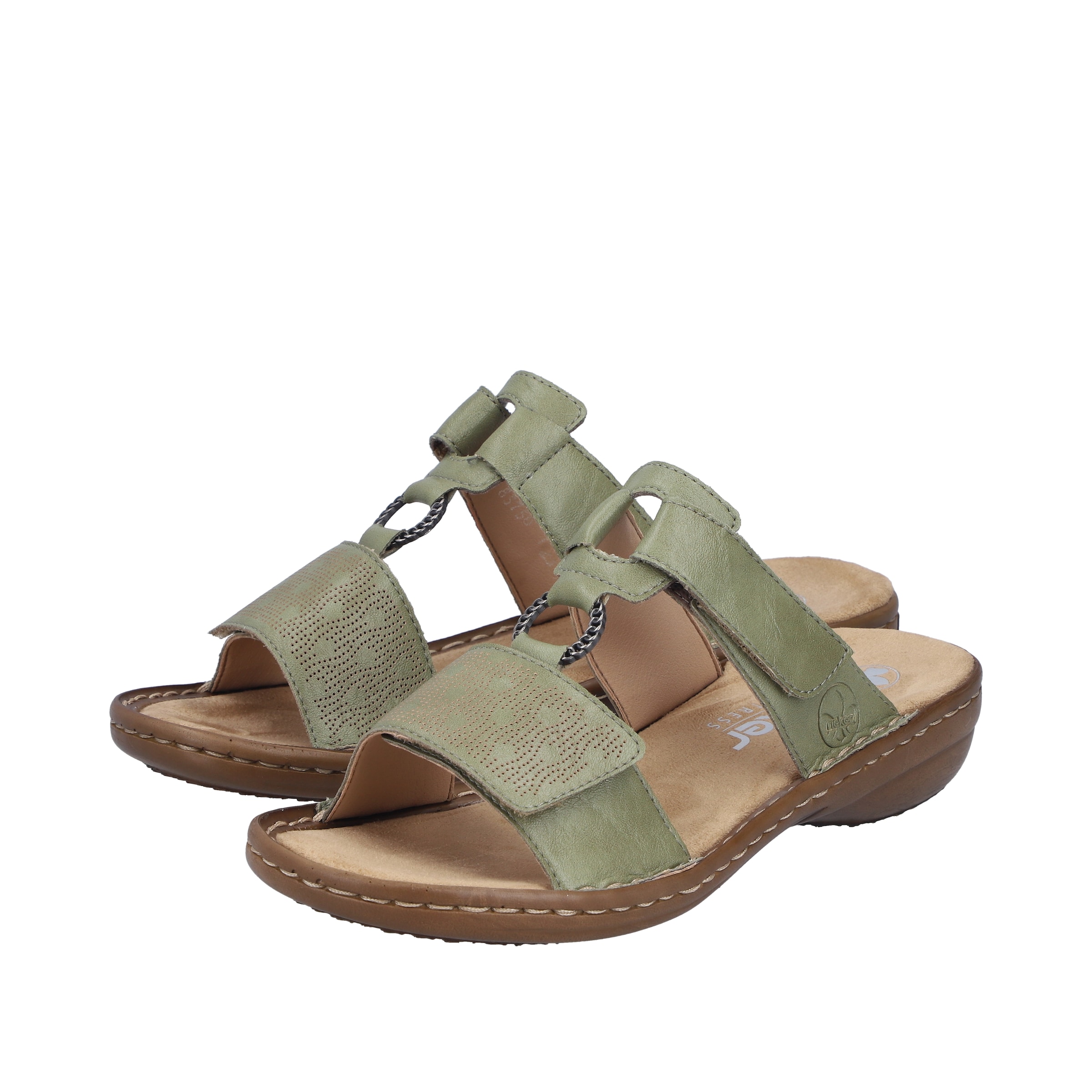 Rieker Mules in Green