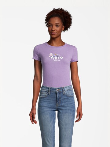 AÉROPOSTALE T-Shirt in Lila: predná strana