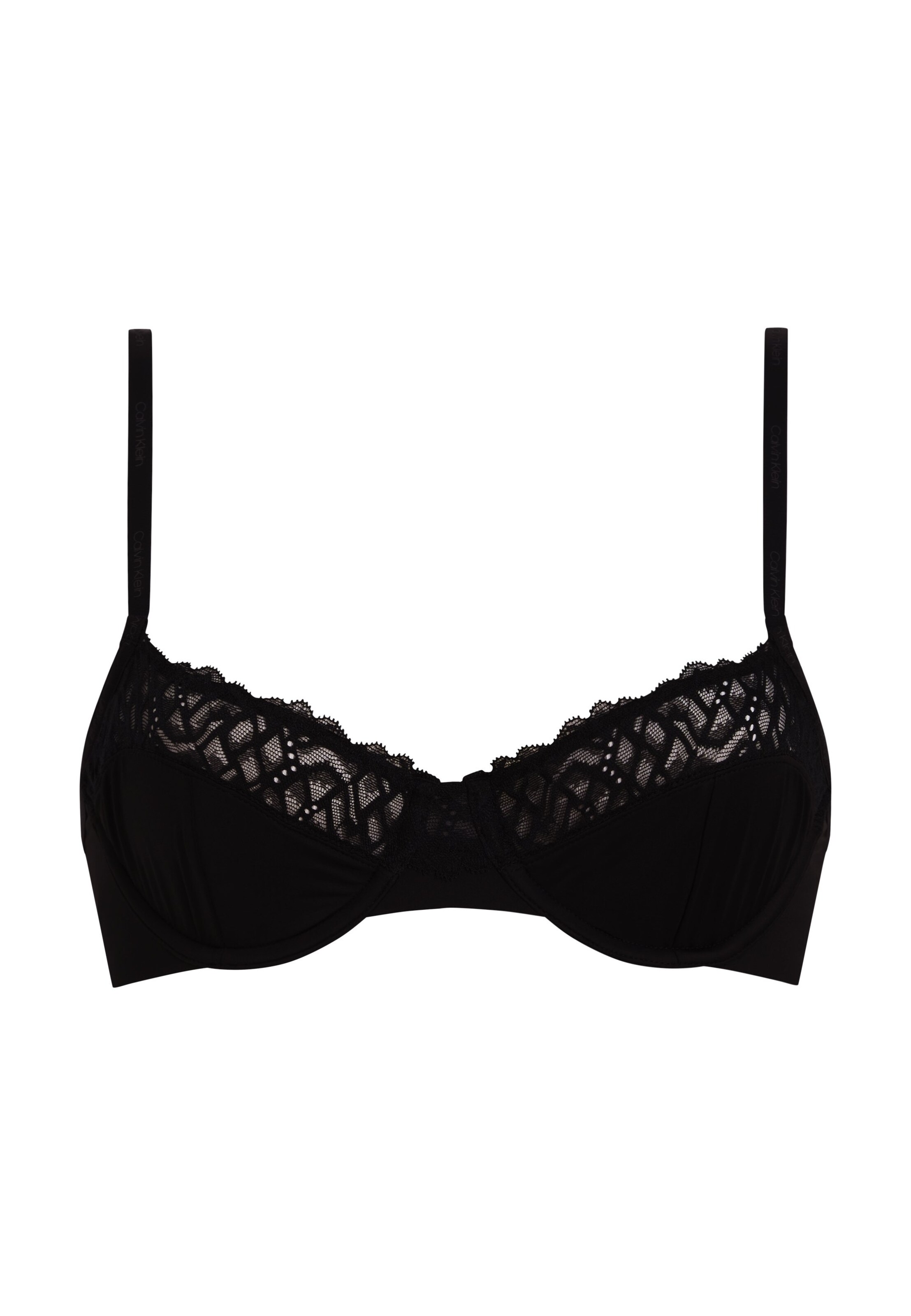Calvin Klein Balconette BH 'ATTRACTION' in Zwart: voorkant