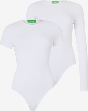 Tricou body 'JXGIGI' de la JJXX pe alb: față