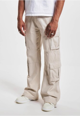 Loosefit Pantalon cargo DEF en gris : devant